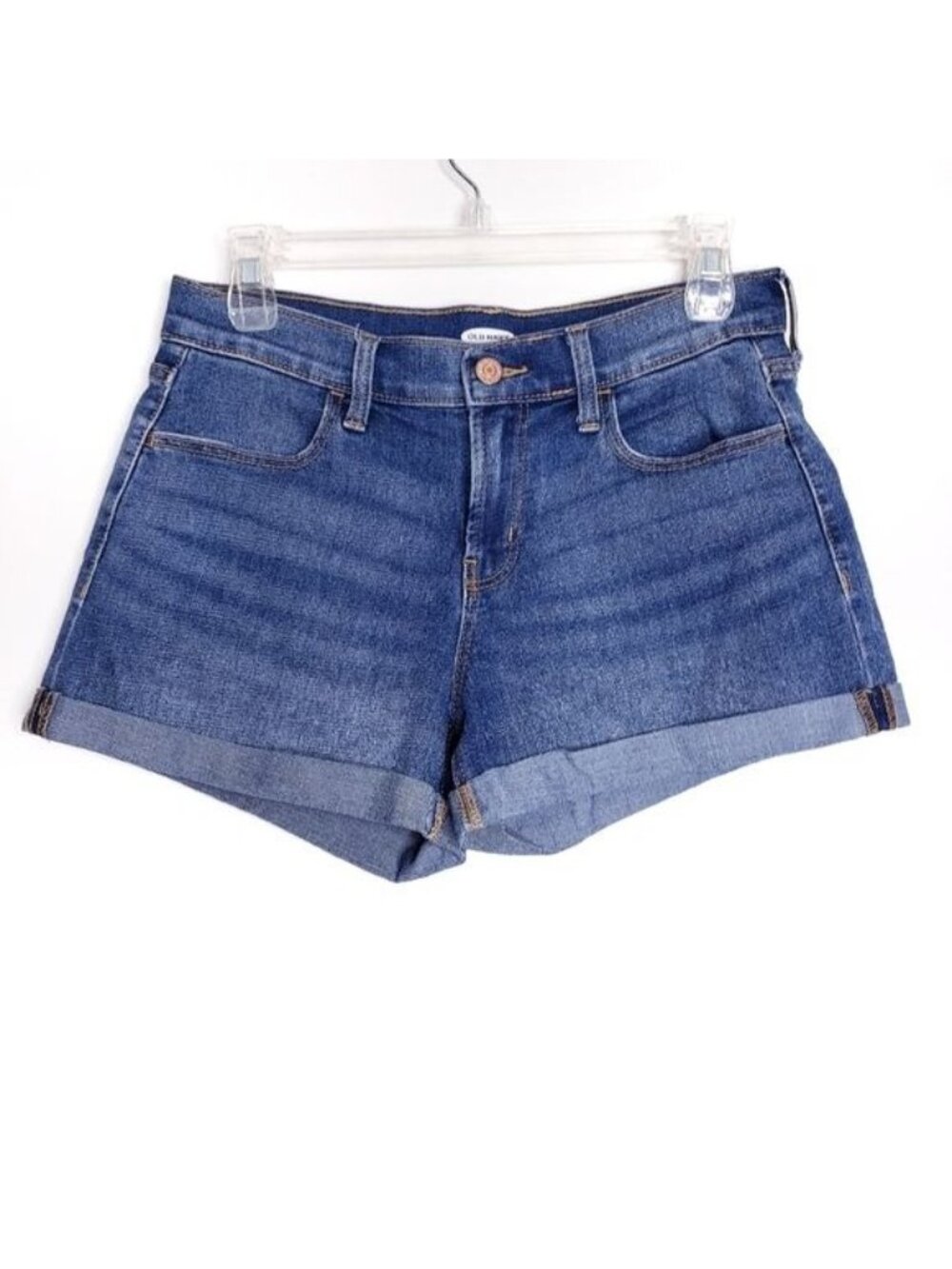 Old Navy Roll Cuff Hem Denim Blue Jean Shorts Women's Size 2